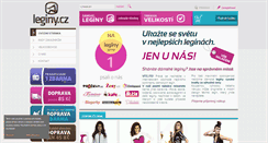 Desktop Screenshot of leginy.demoeshop.cz