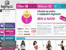 Tablet Screenshot of leginy.demoeshop.cz